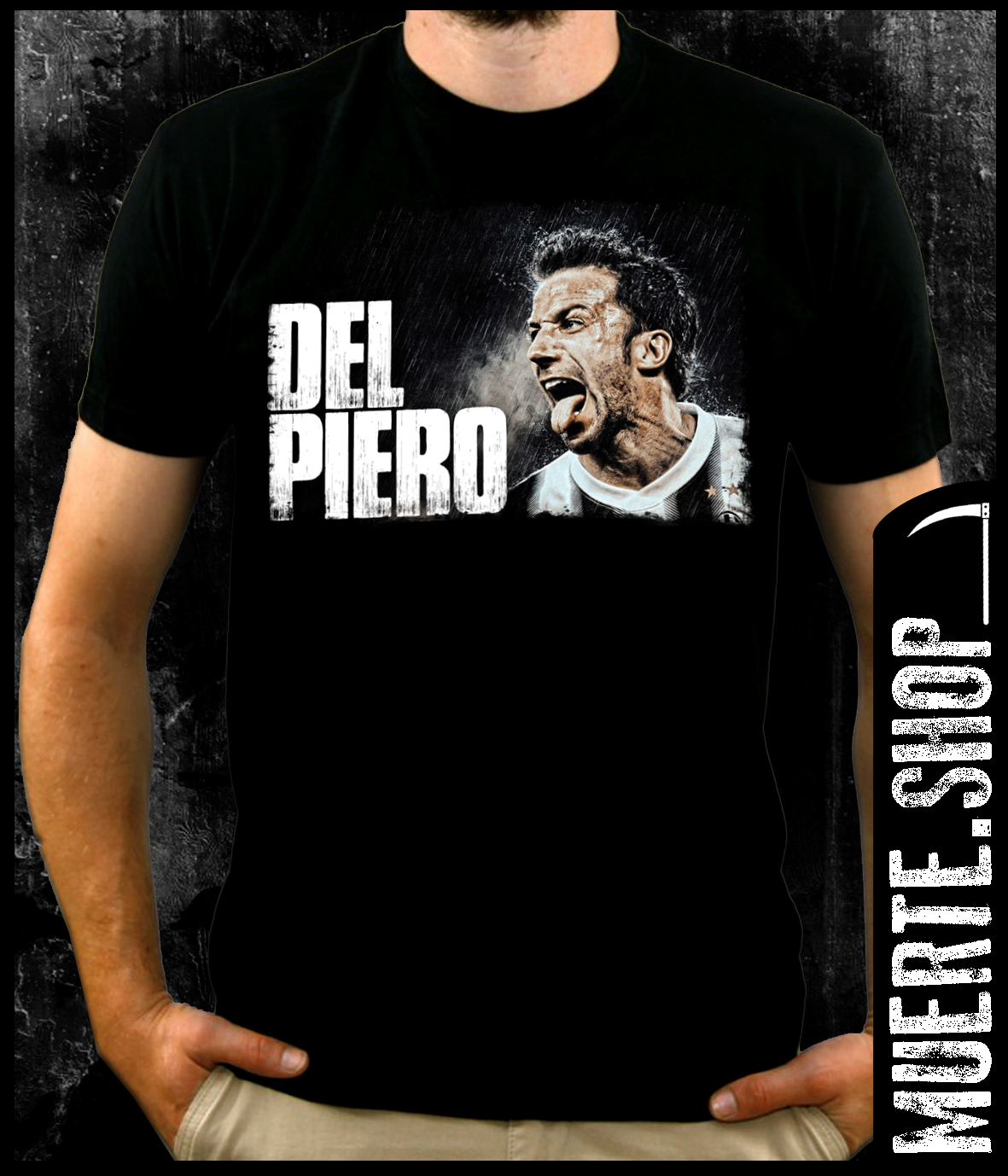 Черна тениска DEL PIERO JUVENTUS Черна тениска DEL PIERO JUVENTUS
